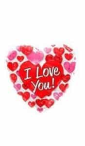 בלון I love you הליום 18 אינץ