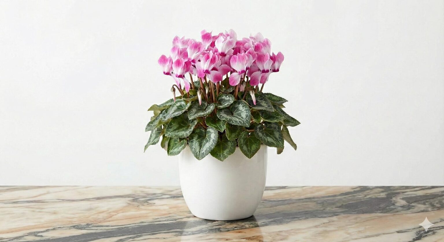 רקפת עונתית בכלי ורוד