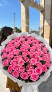 ורדים ורודים פינק לאב