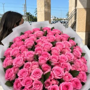 ורדים ורודים פינק לאב